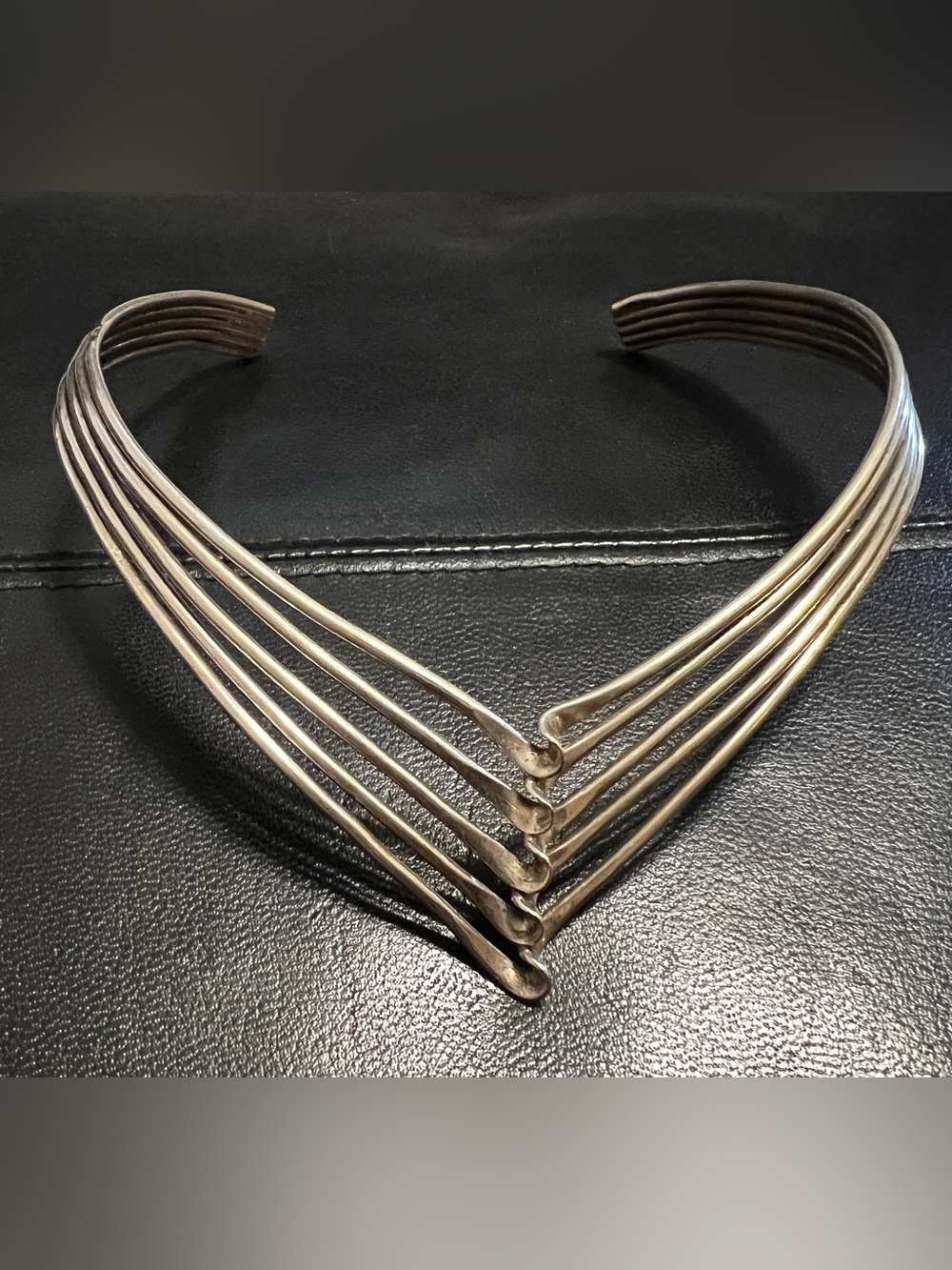 Mexico Taxco Silver Collar Necklace